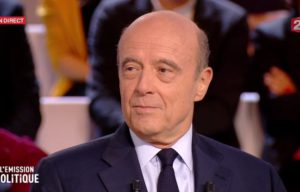 Alain Juppé sur le plateau de l'Emission Politique / France Télévision