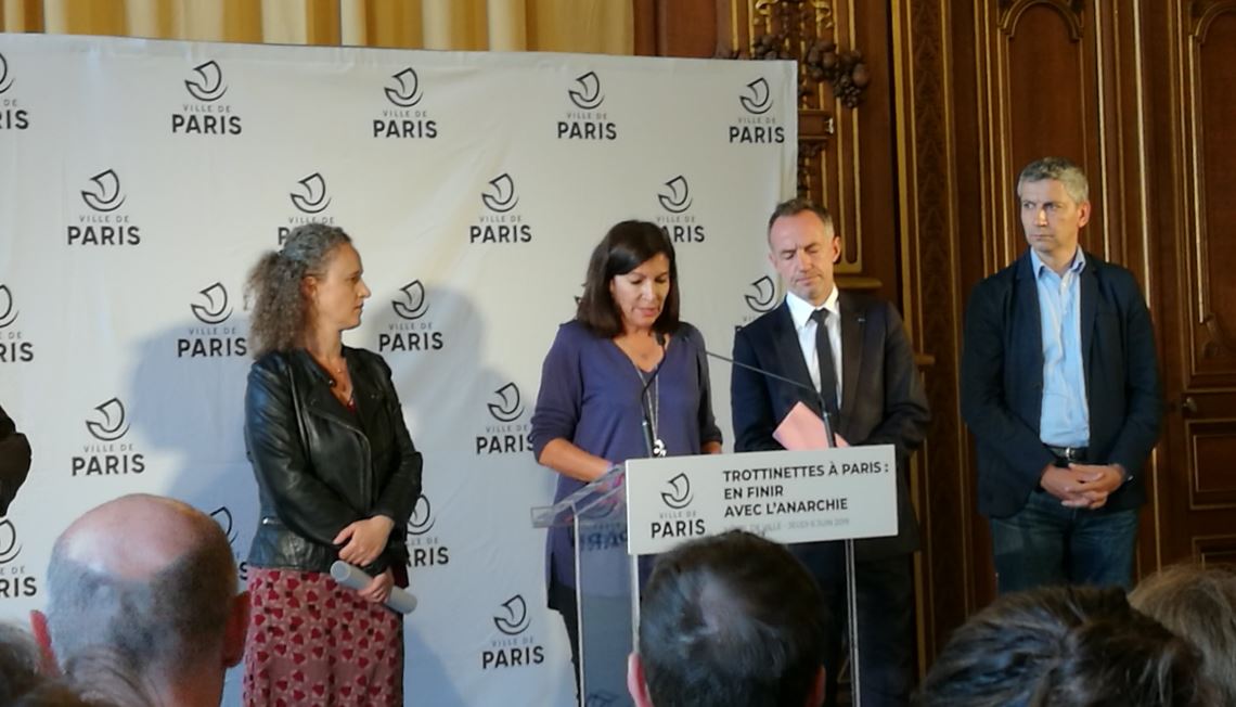 La conférence de presse d'Anne Hidalgo.