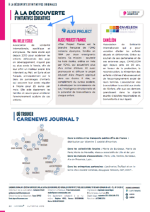 Présentation d'associations dans le N°6